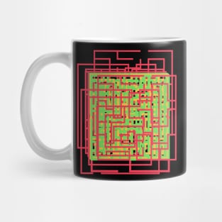 Labyrinth Geometrical Maze Mug